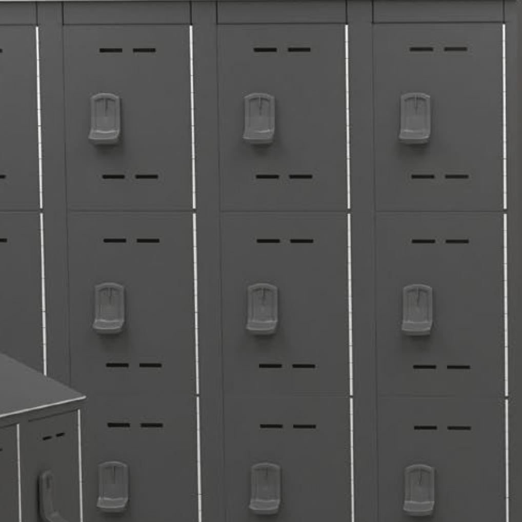 PLASTIC LOCKERS & PLASTIC CUBBIES & LOCKER ROOM BENCHES